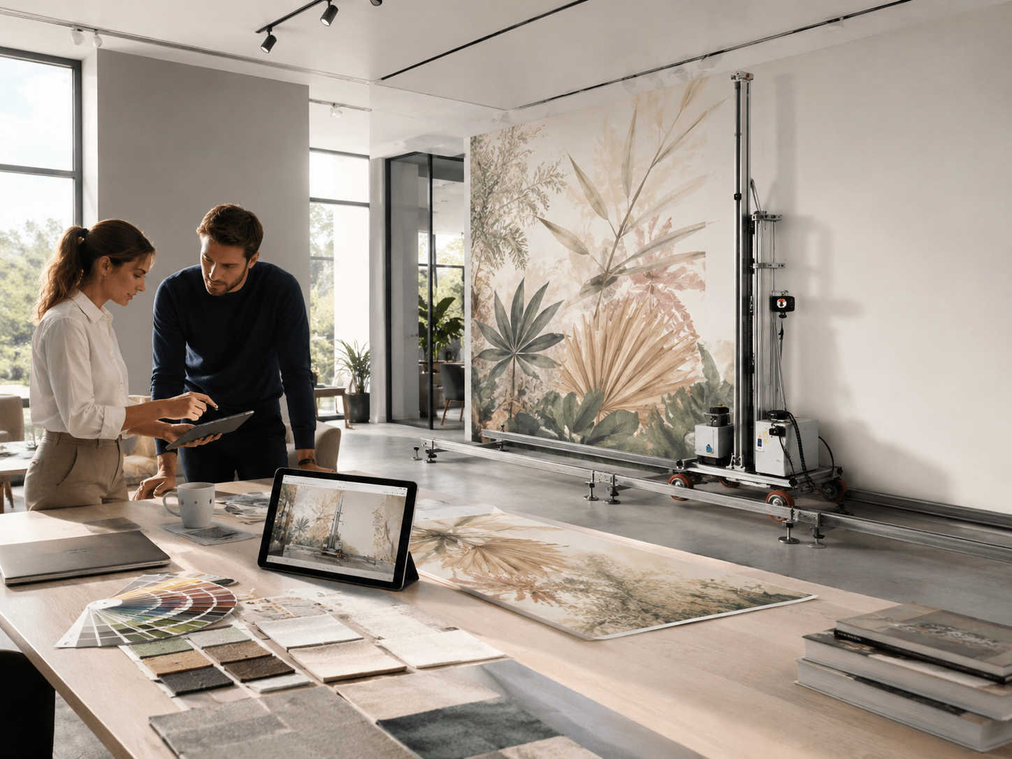 Esempio di progetto wall printing per partner, designer e agenzie